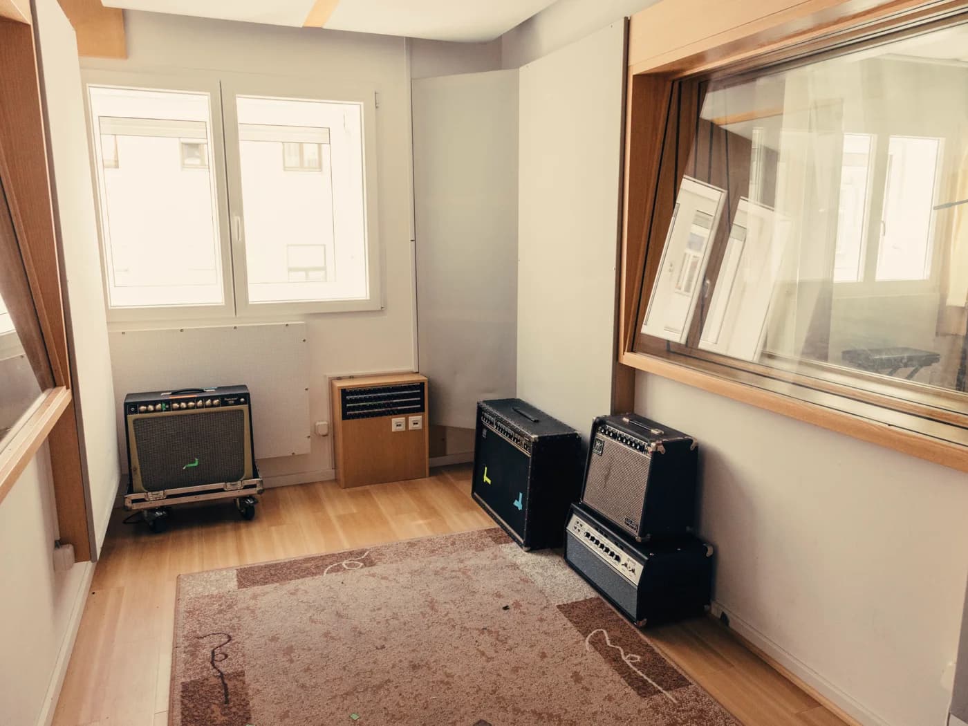Control Room A at Tonherd Studio — outboard gear and console